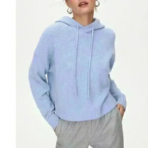 Aritzia Light Blue Hoodie Sweater